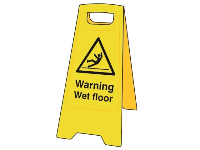 Scan - Warning Wet Floor Heavy-Duty A Board