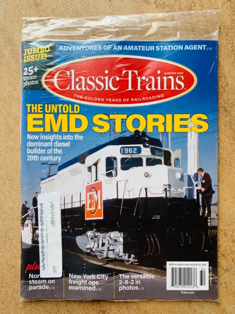 New Classic Trains Magazine Summer 2022 Jumbo Issue Special Untold Train Stories