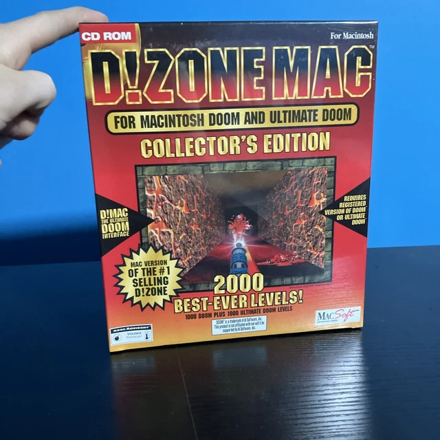 DOOM II Big Box PC - Boîte Vide Disquette Version Allemande - État Correct