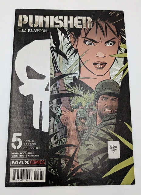 Punisher The Platoon #5 (VF) MAX Comics! Garth Ennis! Marvel 2018