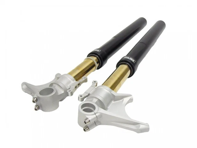 Ohlins FGRT213 R&T 43mm Front Forks (Set) Ducati 848 EVO 1098 1198 Black Tubes