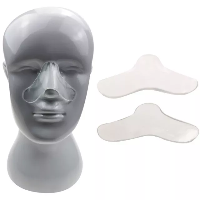 2 PIEZAS Almohadillas Nasales para Máscara CPAP Almohadillas Nariz Máscara para Apnea del Sueño Almohadilla Confort Most Ma#ee