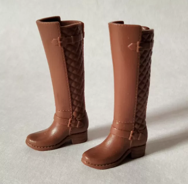 Barbie doll tall brown boots