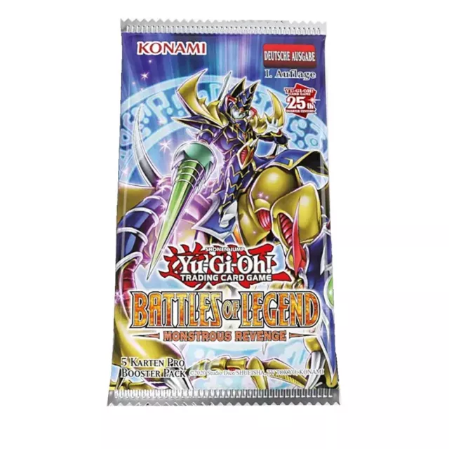 Yu-Gi-Oh! Battles of Legend Monstrous Revenge - 1 Booster - Deutsch