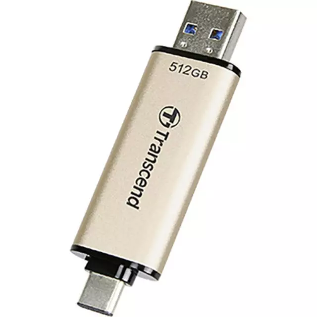 Transcend JetFlash 930C Clé USB 512 GB or TS512GJF930C USB 3.1 (Gen 1), USB-C®