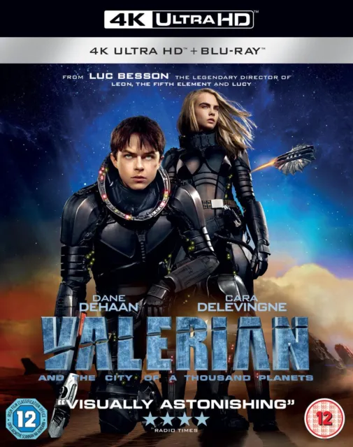 Valerian And The City Of A Thousand Planets 4K UHD Ultra HD Blu Ray New & Sealed