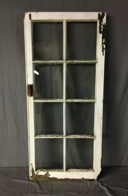 Single  21x46 Antique 8 Lite Casement Porch Window Old Shabby Vtg Chic 31-19B
