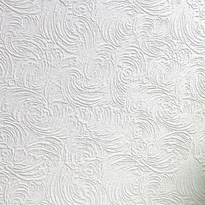 Argo RD7100 Anaglypta Luxe Texturé Vinyle Argo Blanc à Peindre Papier Peint Texturé 