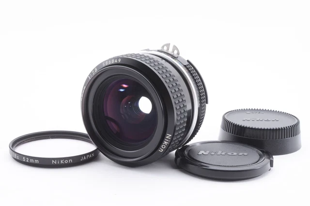 Near Mint Nikon Ai NIKKOR 28mm f/2.8 Wide Angle Prime MF Lens From Japan