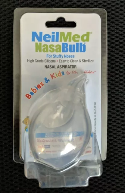 Neil Med Nasa Bulb Babies & Kids Nasal Aspirator Sterilizeable NEW NIP