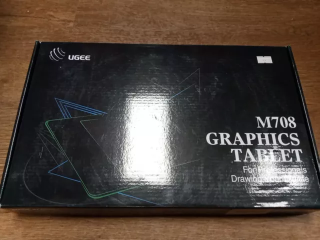 UGEE M708 Graphics Tablet, 10 x 6 Inch Large Drawing Tablet