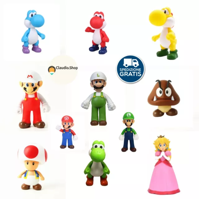 ✅ Action Figure Super Mario - Da Collezione ⭐Nuovo⭐