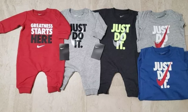 Nike Baby Boy 3 6 9 Month Long Sleeve One Piece Coverall