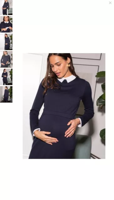 Seraphine maternity cotton blend jumper dress - Never worn