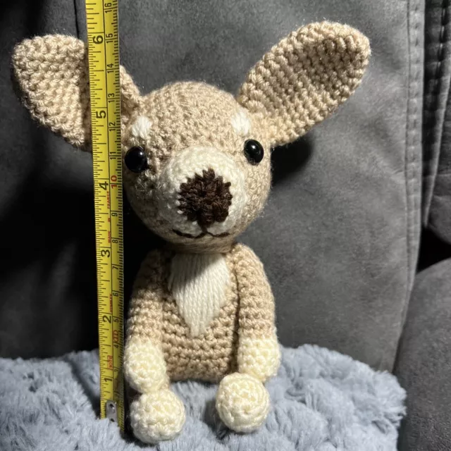 Crochet Chihuahua figurine New & Handmade ,  Dog lover gift