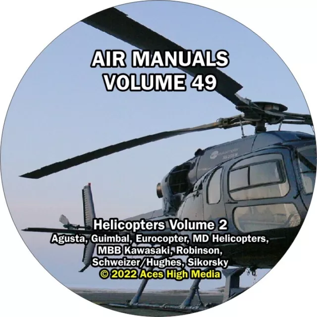 Helicopters Volume II - Flight Manuals on CD!  AS 355, EC120, BK117 and more!