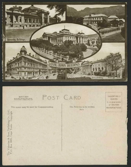 Südafrika Kapstadt alte Postkarte Universitätsmuseum Bibliothek allgemeine Post