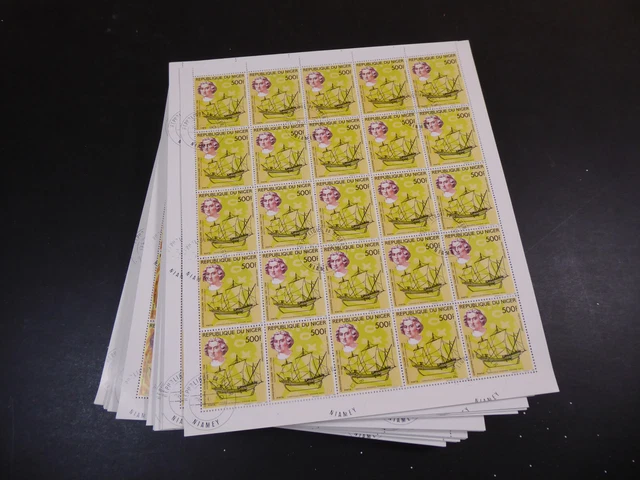 Niger 1991, 1250 Serien "Kolumbus", gest./CTO, Mi.Nr.1115/20, ME 6750,-