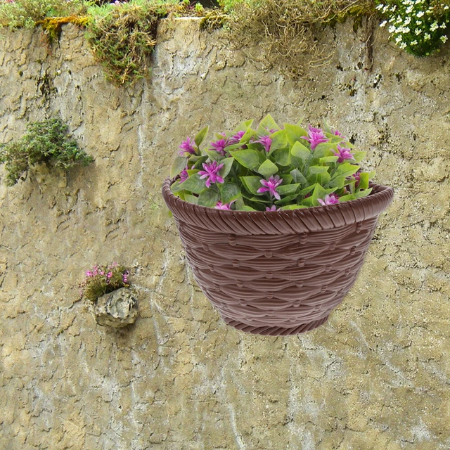 PORTA PIANTE IN Vaso Ferro Fioriera Da Parete Gancio Sospeso EUR 11,57 - IT - 6