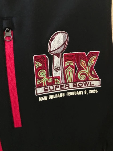 2025 NFL SUPER Bowl LIX New Orleans Chiefs Eagles Thick Soft Shell Vest ...