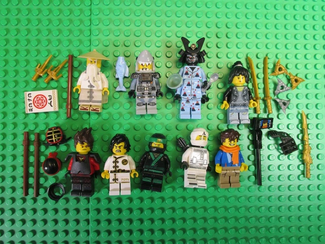 THE LEGO NINJAGO MOVIE SET minifigure COLE JAY ZANE KAI NYA WU