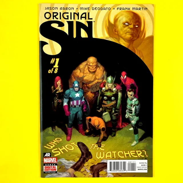Original Sin #1 Marvel 2014 VF/NM Wolverine Iron Man Captain America Moon Knight