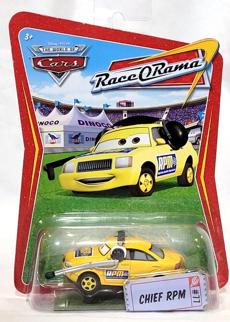 Mattel Disney Pixar The World Of Cars Race O Rama Chief RPM #77