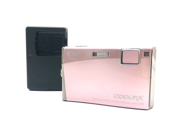 NIKON COOLPIX S60 10.0MP Compact Digital Camera Royal Pink