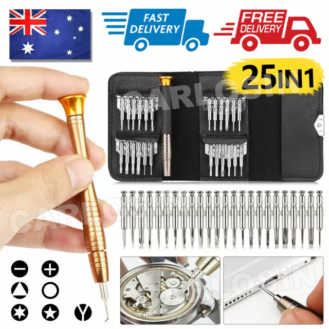 25 in 1 Precision Screwdriver Set Tool Kit Mini Small Torx Repair Fix Laptop HOT