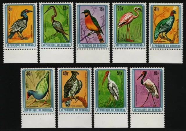 Burundi 1979 - Mi-Nr. 1505-1513 ** - MNH - Vögel / Birds