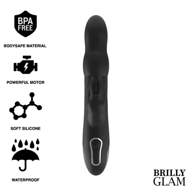 Brilly Glam - Moebius Rabbit Vibrator & Rotator Compatible Con Watchme Wireless