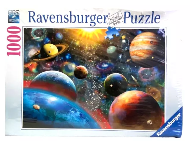 1000 Piece Solar System Planetary Vision Jigsaw Puzzle 27 x 20