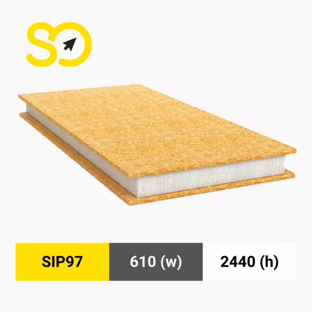 SIP97 (PIR) - 97mm SIP Panel 610x2440