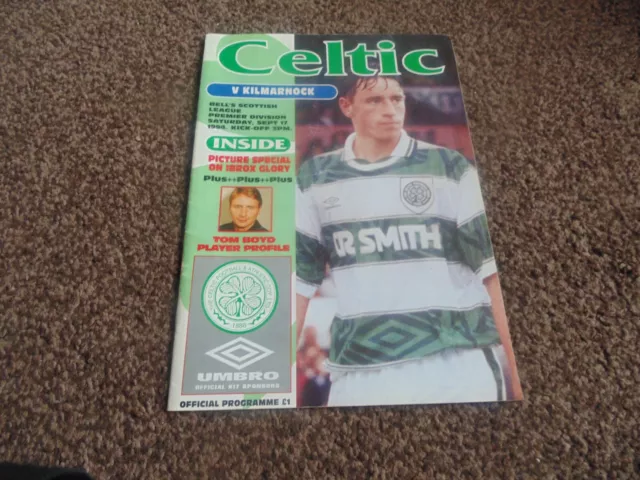 Celtic v Kilmarnock, 1994/95 [sep]