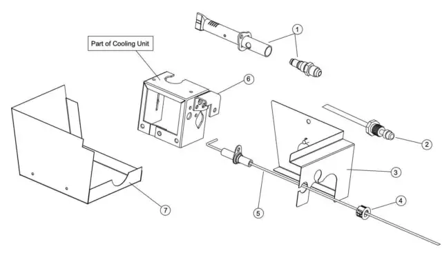 Thetford ELECTRODE SPARK IGNITION Assembly