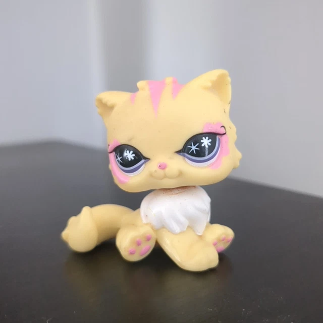 AUTHENTIC LITTLEST PET Shop #2465 Cat Wolf Persian / Original Hasbro