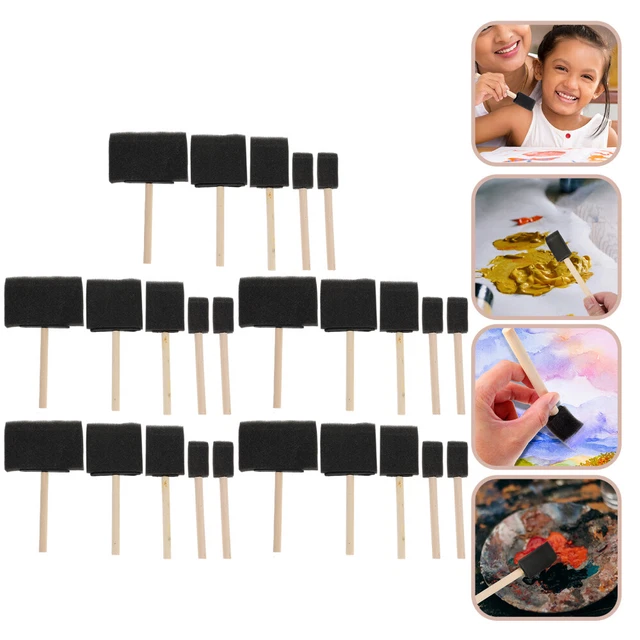 25 Pcs Pittura Fai Te Pennello Spugna Per Pittura Pennello Schiuma
