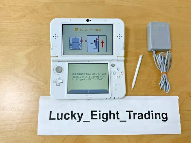 New nintendo 3ds xl pearl white discount