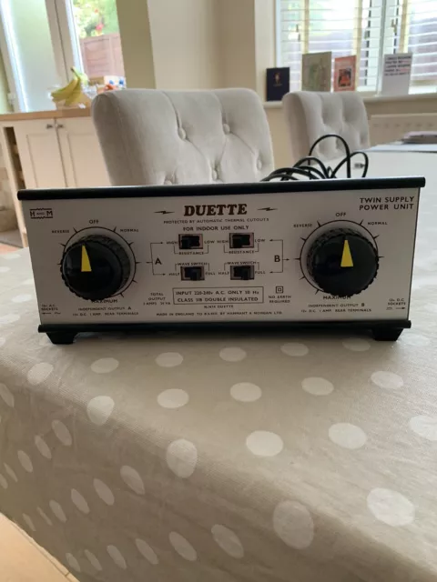 H & M Duette Model Railway Transformer Controller