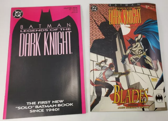 Batman Legends of the Dark Knight 1 - 34 and No. 79 Annual 1991 Duel