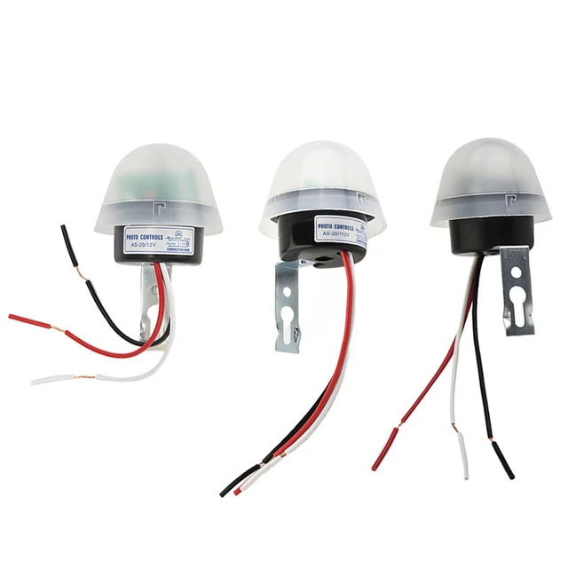 Interruttore foto controllabile DC/AC 12V per illuminazione autoaccendente