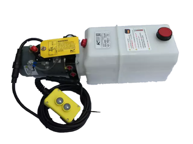 Dump Trailer 6QT Double Acting power Unit 2500psi 12v DC HYDRAULIC Dump Trailer 6QT Double Acting power Unit 2500psi 12v DC HYDRAULIC