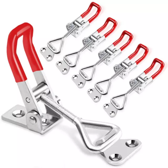 1/2/5PCS Handle Toggle Catch Latch Lock Clamp Hasp Cabinet Box Fast Free Stock