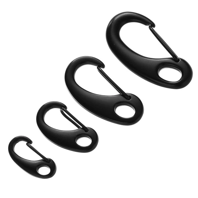 SAFETY TRAVEL TOOLS DRing Key Chain Spring Clips Camping Keyring D