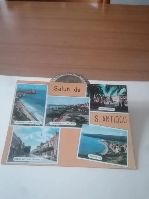 1967  cartolina paesagg.  S.Antioco  (Cagliari m) vedute varie