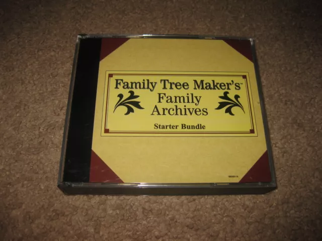 Family Tree Maker's Family Archives - Starter Bundle - PC CD-Rom