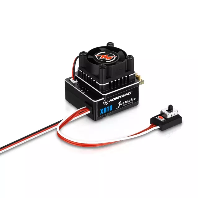 Hobbywing Xr10 60 Amp G3 Justock Esc Sensored Cnc Case ,Genuine Product Sealed