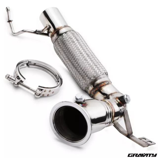 Stainless Steel Exhaust De Cat Decat Pipe For Bmw Mini F56 Cooper S 2.0T 14-19