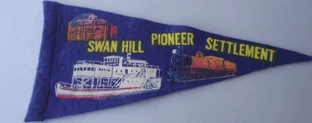 Souvenir Pennants Swan Hill Vic 1 Sided