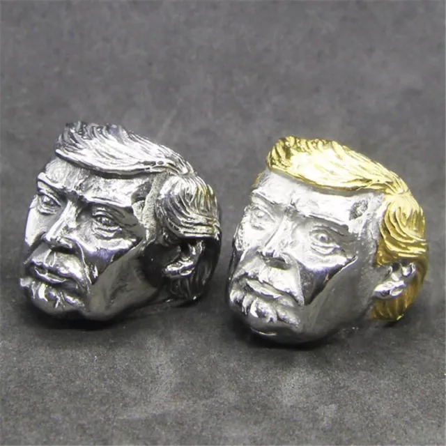 President Donald Trump Ring Titanium Steel Fashion NEW